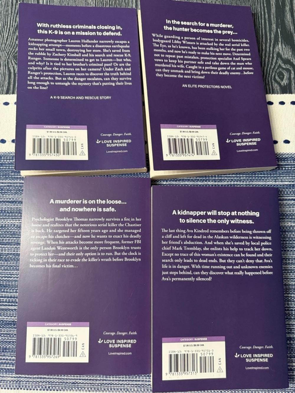(13) -Love Inspired Suspense Paperback Bundle - Picture 8 of 11